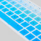 Keyboard Cover for HP Pavilion 27 All in One PC 27-xa0014/27 Xa0055Ng/0370Nd/0076Hk/0010Na, HP Pavilion 24-inch 24-xa0020 Xa0002A Xa0032 xa0013w, HP Pavilion All in One Keyboard Cover, Ombre Blue