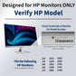 Buy now VIVO Quick Attach VESA Adapter Designed for HP Monitors 27er, 27es, 27ea, 25er, 25es, 24ea, 24es, 23er, 23es, 22er, 22es, 22f, 23f, 24f, 25f, 27f, 27fw VESA 75x75m and 100x100mm, MOUNT-HP27ER at indiglob india