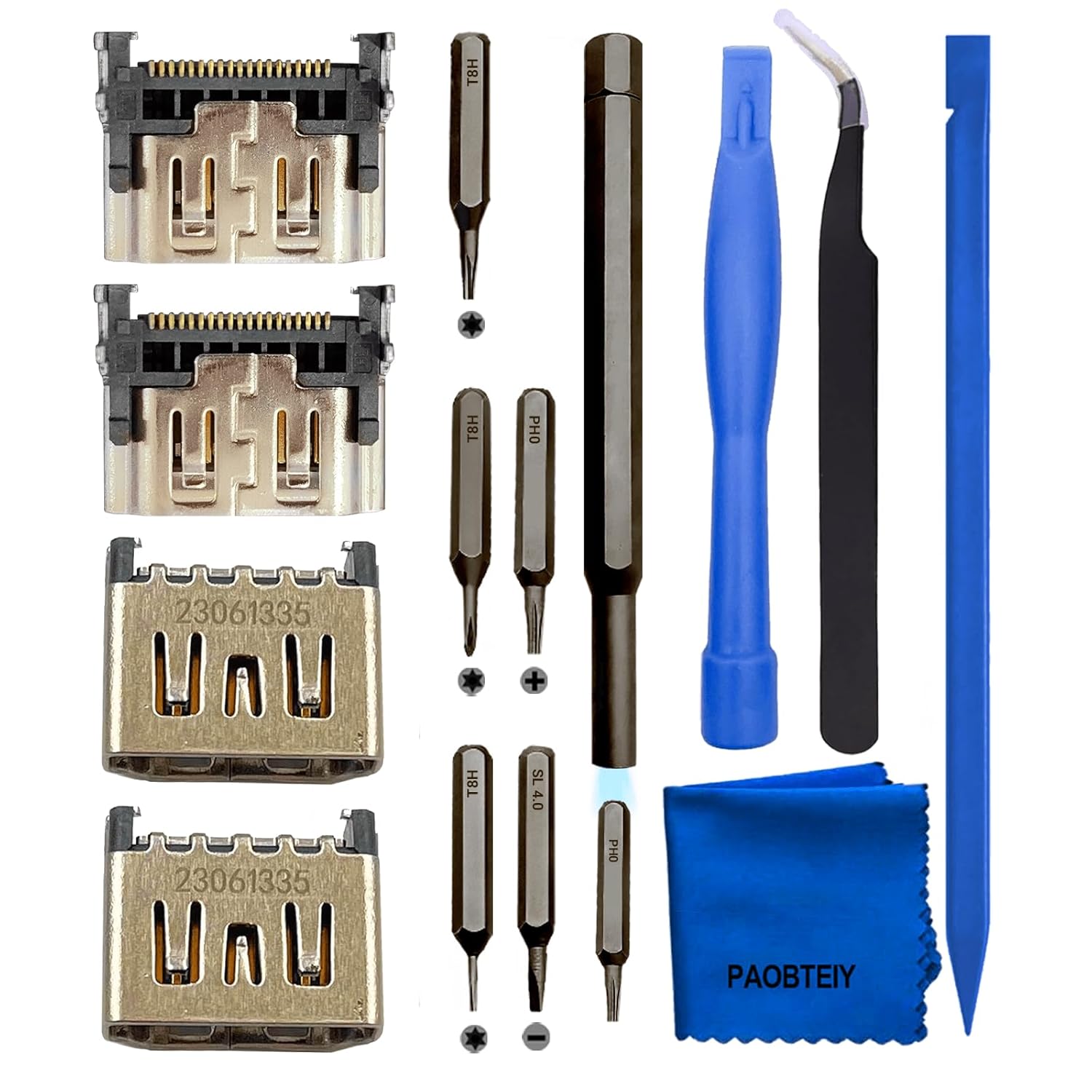 Buy now PAOBTEIY 2pcs HDMI Port Replacement for Playstation 4 With 10-in-1 Kits, HDMI Display Socket Connector Jack for Sony PS4. Ps5 4pc+10-in-1 kits at indiglob india