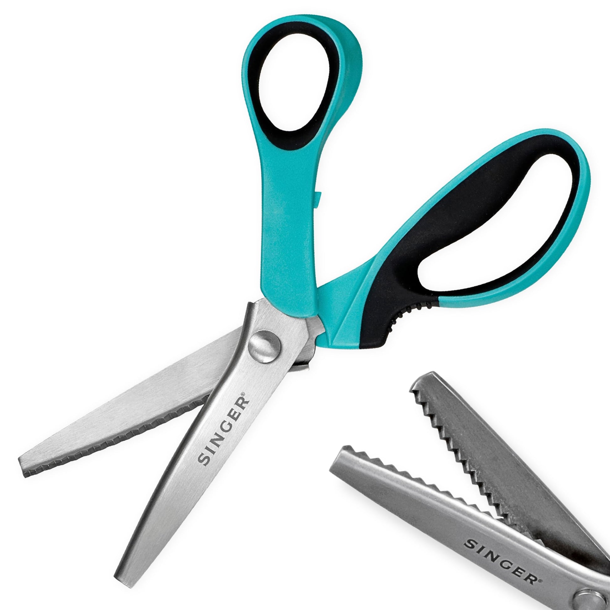 Buy now SINGER ProSeries 9" Pinking Shears - Heavy-Duty Stainless Steel - Zigzag Cut for No-Fray Fabric, Sewing & Craft Edging at indiglob india