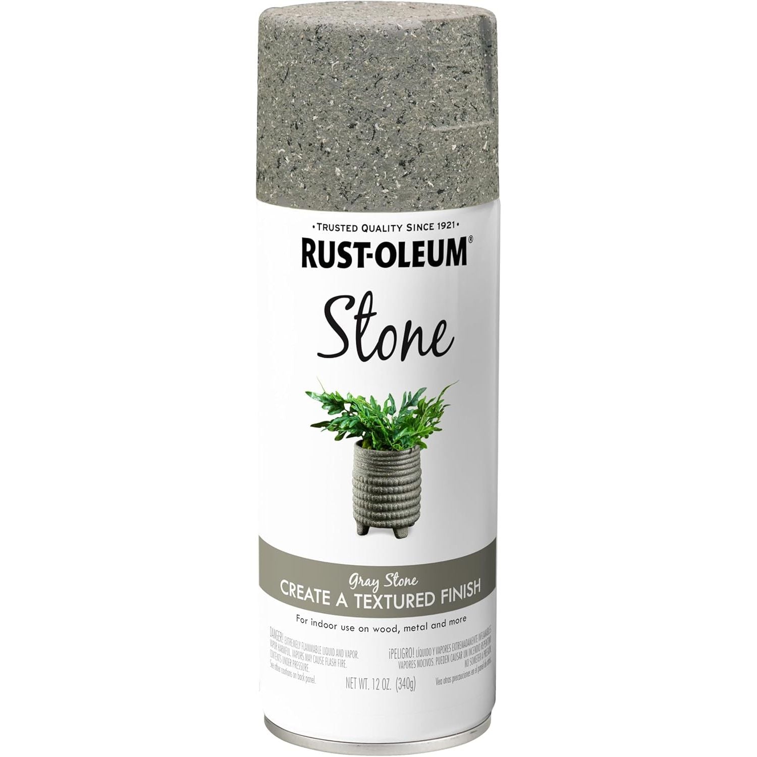 Buy now Rust-Oleum 7990830 Stone Creations Spray, 12 oz, Bleached Stone 12 Ounce (Pack of 1) Gray Stone at indiglob india
