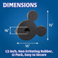 Buy now PVC Rubber Mouse Ears Replacement Pin Backs(50 Pcs) -Compatible with Mickey Mouse, Disney & Novelty Collectible pins - Keep Your Favorite pins Safely Secured to Your Clothes - Keepers, Pinback at indiglob india