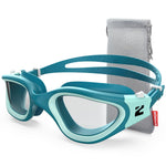 Buy now ZIONOR Swim Goggles, G1 SE Swimming Goggles Anti-Fog for Adult Men Women One Size B2-clear Lens Green Frame at indiglob india