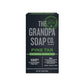 The Grandpa Soap Company Pine Tar Bar Soap for Men- Made With Pine Tar Oil, 3 in 1 Cleanser Deodorizer and Moisturizer, Dermatologist Tested, Safe for Sensitive Skin, 3.25 Oz, 6 Pack