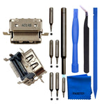 Buy now PAOBTEIY 2pcs HDMI Port Replacement for Playstation 4 With 10-in-1 Kits, HDMI Display Socket Connector Jack for Sony PS4. xbox one S 2Pc at indiglob india