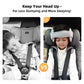 Car Head Support Toddle Car Neck Relief Baby Child Car Seat Adjustable Head and Neck Support Band - A Comfortable Sleep Solution, Gray