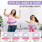 U1 Smart Weighted Hula Hoop – 30 Knots 19"–61" Adjustable Waist, Magnetic Lock with Spring Massage Heads, Infinity Hoop Plus Size for Adults & Kids, Ab Workout, Weight Loss, Abdominal Toner