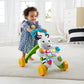 Fisher-Price Baby to Toddler Toy, Learn with Me Zebra Walker with Educational Music Lights & Activities for Infants Ages 6+ Months