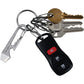 Carabiner Key Clip,Silver,1-11/16 in
