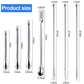 Buy now 22 Pieces Stainless Steel Lab Spatula Micro Scoop Set Laboratory Sampling Spoon Mixing Spatula for Powders Gel Cap Filler at indiglob india