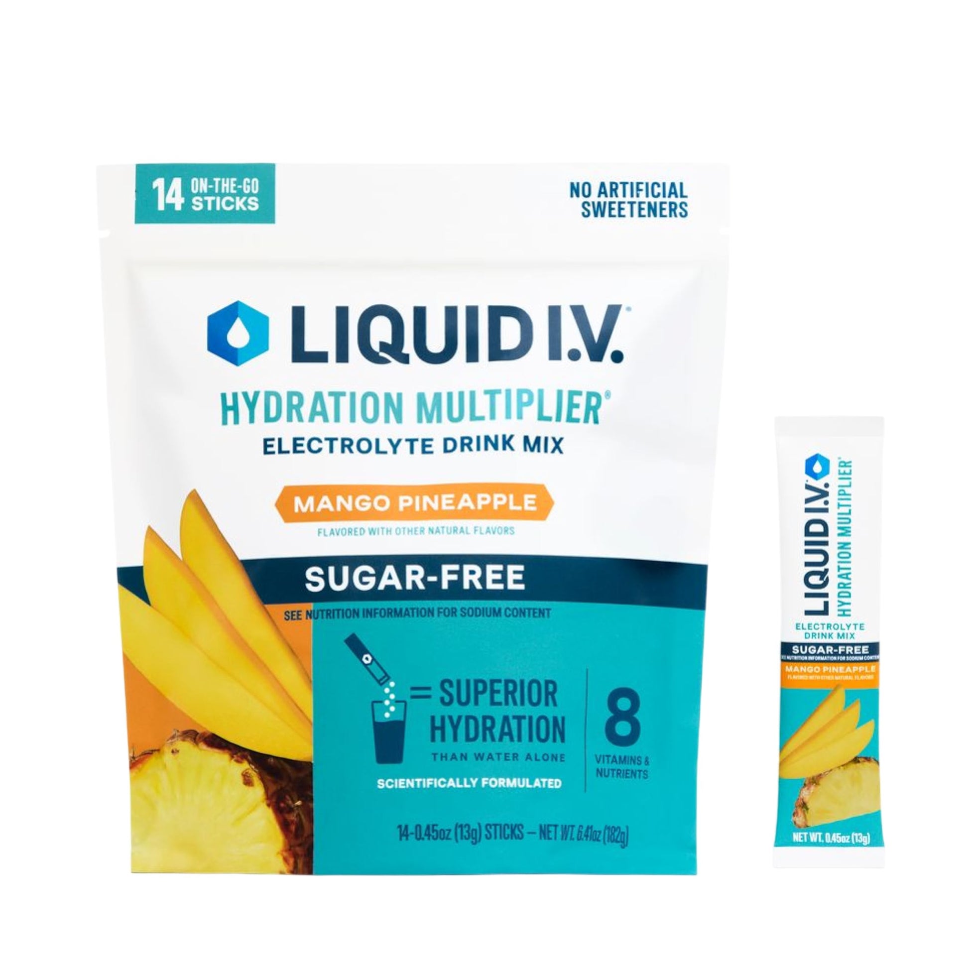 Buy now Liquid I.V.® Hydration Multiplier Sugar-Free - Raspberry Lemonade | Electrolyte Powder Drink Mix | 1 Pack (14 Servings) at indiglob india