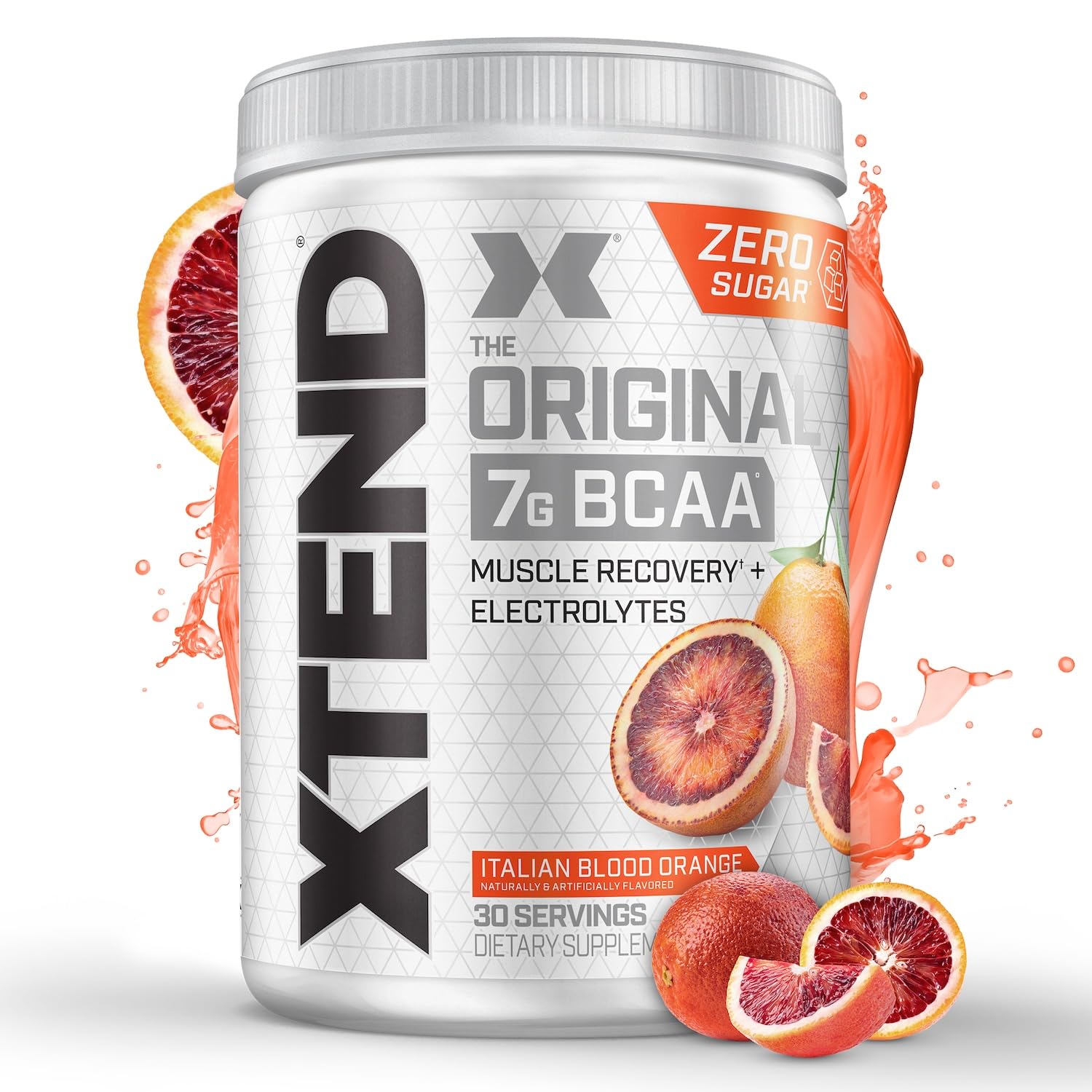 Buy now Xtend Original BCAA Powder 7g BCAA and 2.5g L-Glutamine, Sugar Free Post Workout Muscle Recovery Drink with Amino Acids for Men & Women, 30 Servings Italian Blood Orange 13.2 Ounce (Pack of 1) at indiglob india