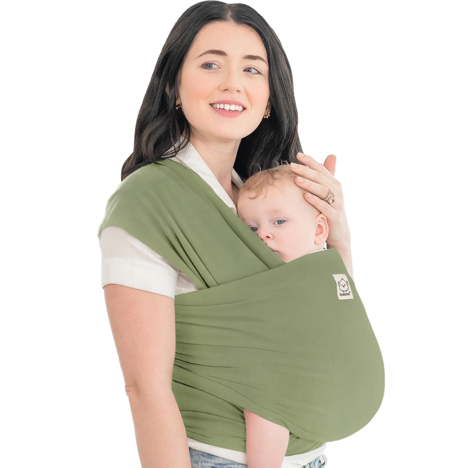 Buy now KeaBabies Baby Wrap Carrier - All in 1 Original Baby Carrier Newborn to Toddler Sling, Easy to Wear, Hands Free Bonding, Lightweight, Breathable Infant Wraps (Classic Gray) at indiglob india