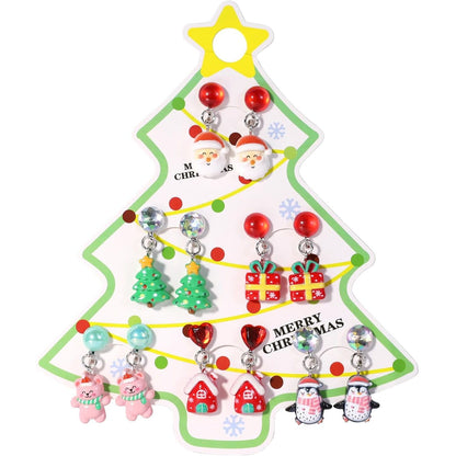 Amazon.com: PinkSheep Bling Clip On Earrings for Little Girls, Unicorn Cake Ladybug Earrings for Kids, 12 Pairs, Best Gift : Toys & Games