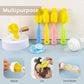AUEAR, Milk Bottle Nipple Brushes Pacifier Sponge Cleaning Small Brush Cleaner Set for Bottles and Accessories (10 Pcs)
