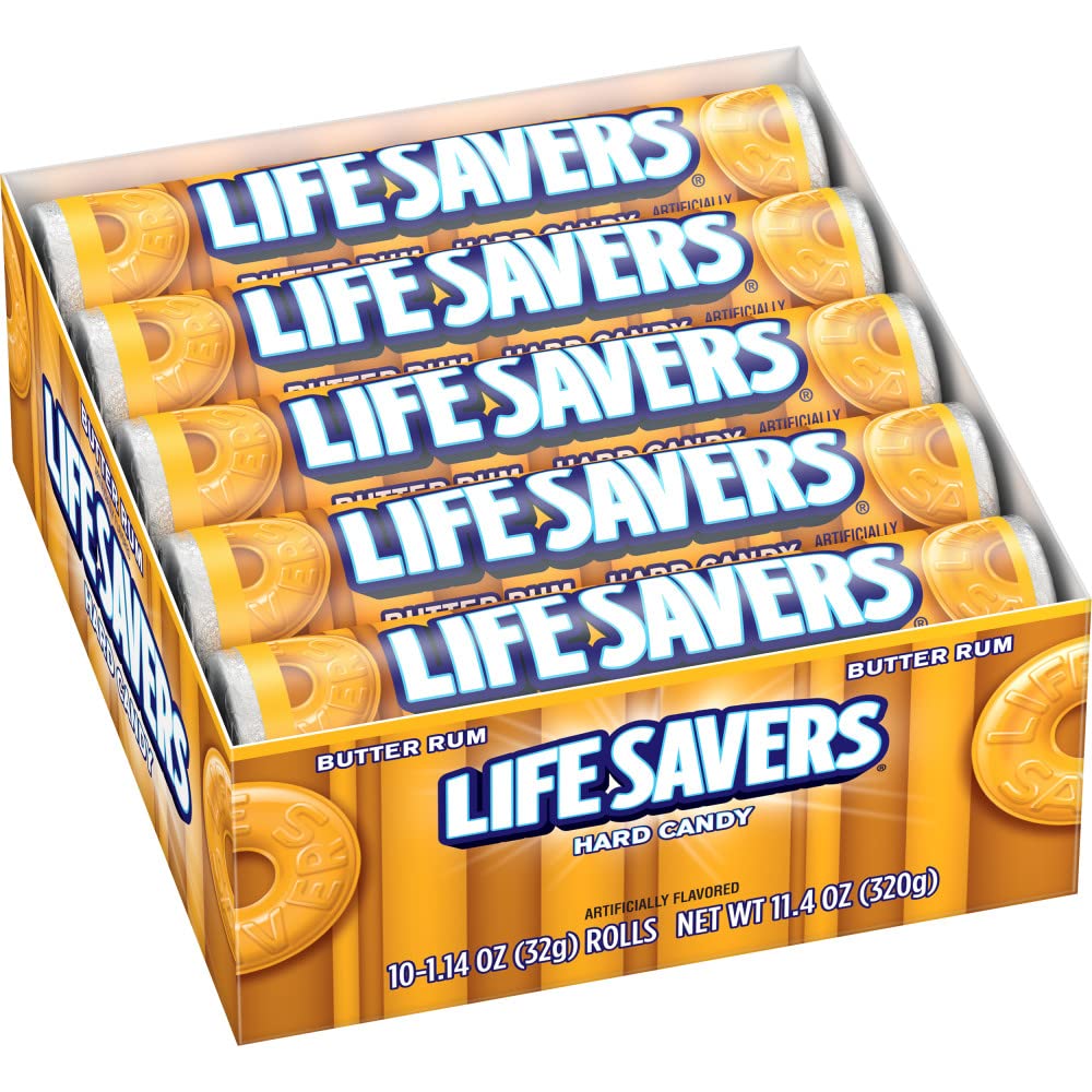 Buy now LIFE SAVERS Mints Wint-O-Green Hard Candy Bulk Mints, Hard Candies, Individually Wrapped Single Rolls, .84 Ounce, 20 Count Box at indiglob india
