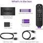 Roku Express 4K+ | Roku Streaming Device 4K/HDR with Voice Remote, Free & Live TV