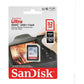 SanDisk 32GB Ultra SDHC UHS-I Memory Card - 90MB/s, C10, U1, Full HD, SD Card - SDSDUNR-032G-GN6IN