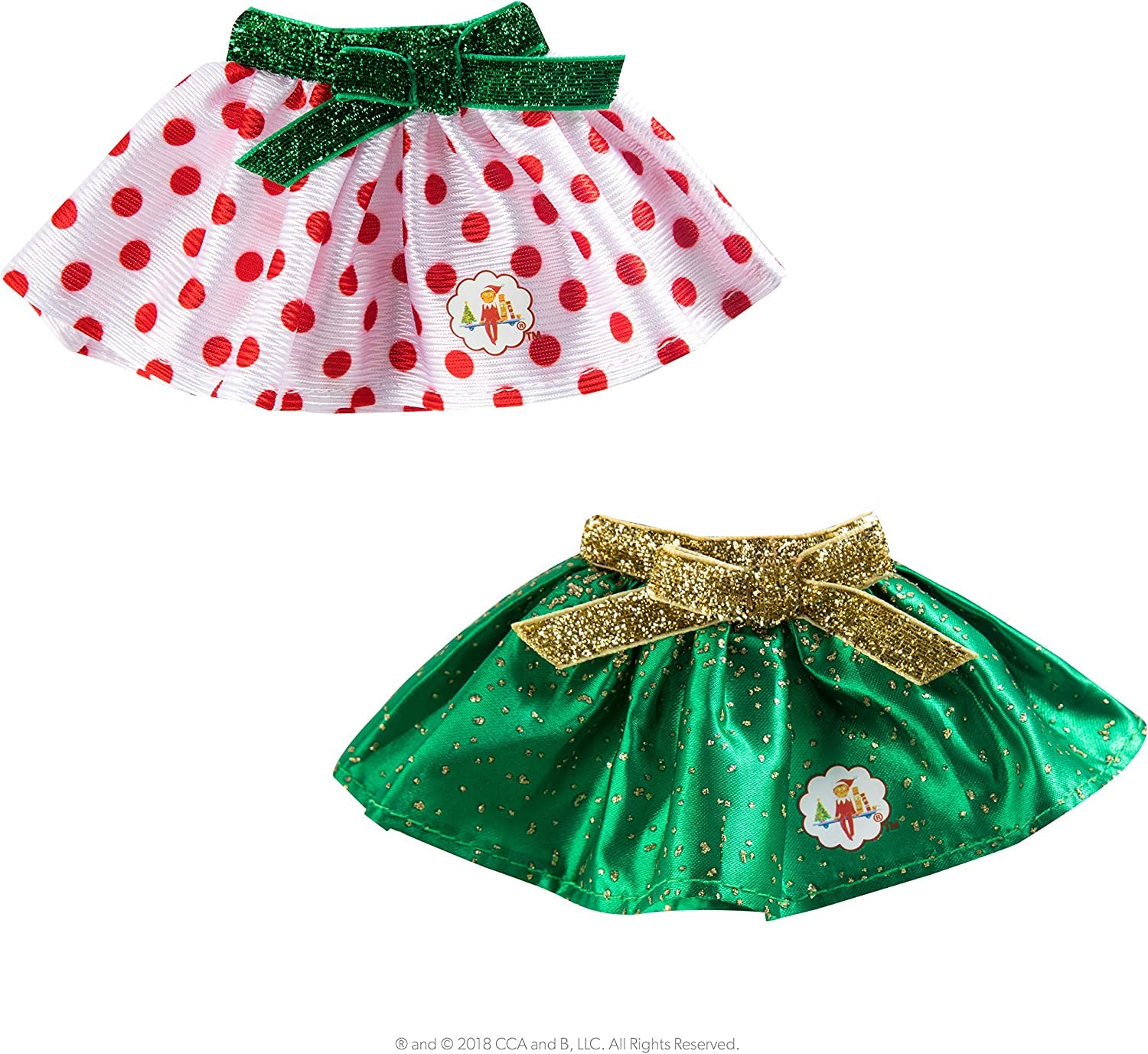 Buy now Elf On The Shelf Girl with with Party Skirts Set - Blue Eyed Female Elf Doll with Book and Twin Festive Snowflake Skirts - Customize Your Elf with Unique Holiday Outfit - Elf Figure Clothing Pack at indiglob india