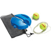 Tourna Fill & Drill Tennis Trainer, The Original Patented Water-Filled Base Tennis Trainer - Blue