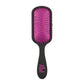 The Knot Dr. hair brush by Conair - Detangling hair brush - Removes Knots and Tangles in wet or dry hair- Black Neon w/Travel Case - Pink