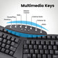 Perixx Periboard-612B Wireless Ergonomic Split Keyboard with Dual Mode 2.4G and Bluetooth Feature, Compatible with Windows 10 and Mac OS X System, Black, US English Layout