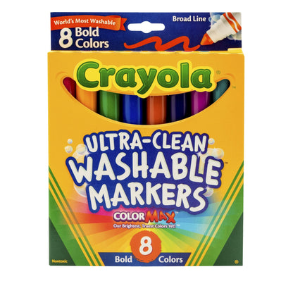 Buy now Crayola 8 Ct Bold Broad-Line Washable Markers at indiglob india