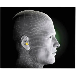 3M Ear Plugs, 30 Pairs/Box, E-A-R Classic 310-1060, Uncorded, Disposable, Foam, NRR 29, For Drilling, Grinding, Machining, Sawing, Sanding, Welding, 1 Pair/Pillow Pack