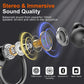 Buy now Ltinist Wireless Earbud, Bluetooth 5.3 Headphones Pure Bass Sound with Earhooks, 75H Battery Over Ear Headphones with Dual-LED Display, IP7 Waterproof Earphones Built-in Microphone for Running Sports at indiglob india