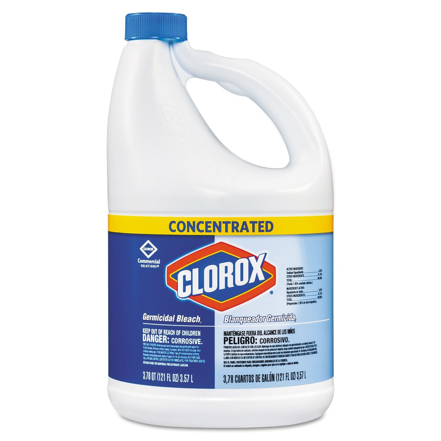 Buy now Clorox 30966CT Concentrated Germicidal Bleach Regular 121oz Bottle 3/Carton at indiglob india