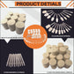 100PCS Polishing Buffing Wheel for Dremel Polishing Kit, Polishing Wheel for Dremel Tool Accessories, with 1/8" Shank for Buffing Wheels
