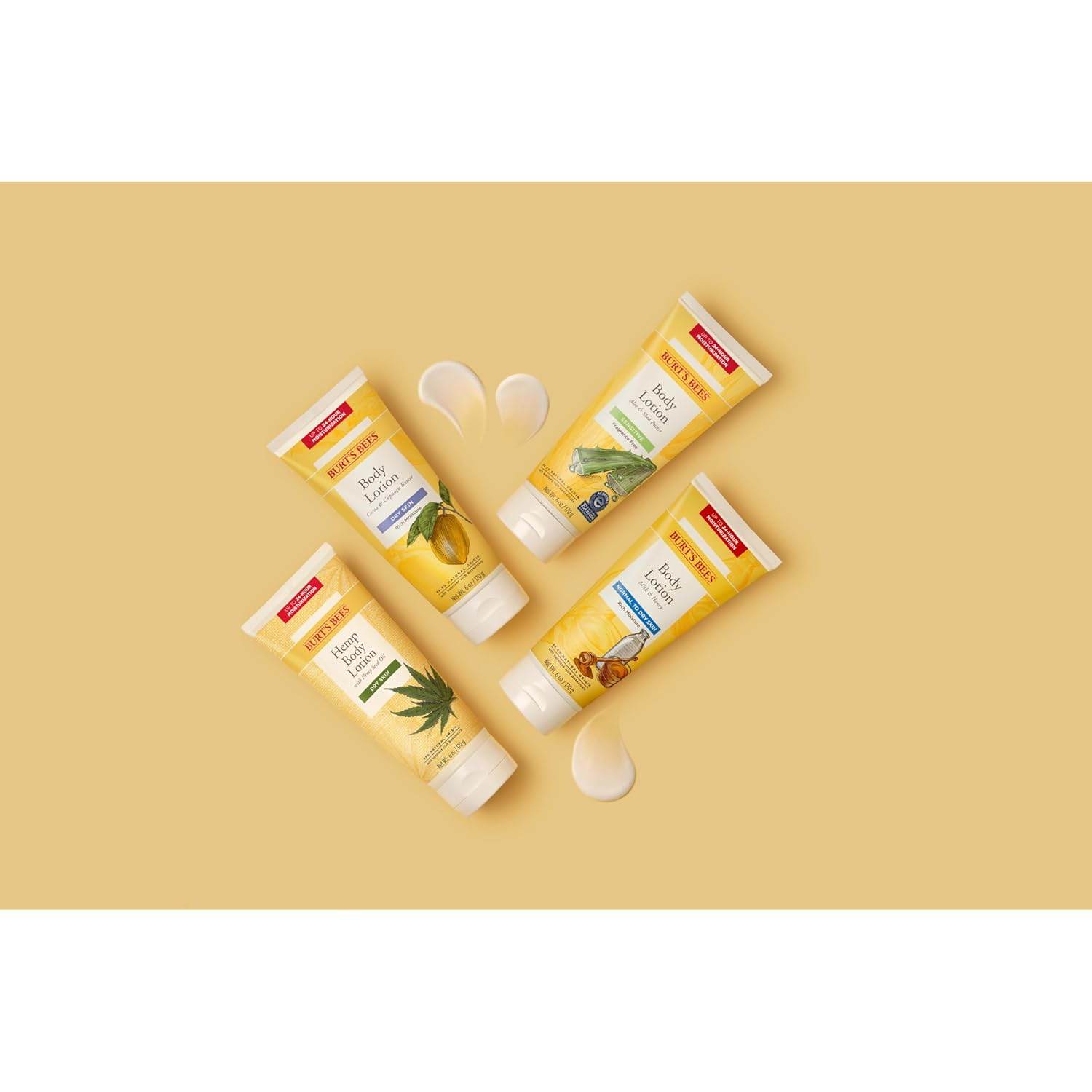 Burt’s Bees Butter Body Lotion for Dry Skin with Cocoa & Cupuaçu, 6 Oz,Pack of 3 (Package May Vary) - My Store