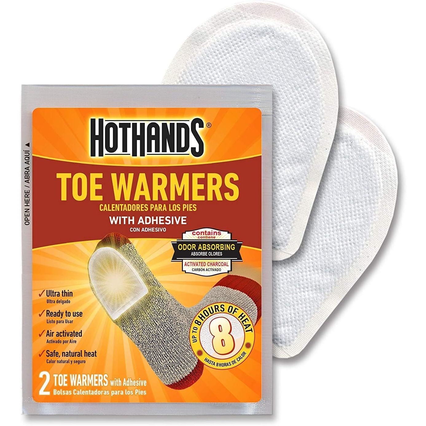 Buy now HotHands Toe Warmer Value Pack - 7 Pairs of Toe Warmers - at indiglob india