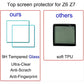 Z7 Z6 top + screen protector [2 + 2 pack], Screen Protector for Nikon Z 7II Z7 II Z 6II Z6 II FX digital SLR cameras 0.3mm 9H Hardness Tempered Glass Flim Anti-Scrach Anti-Fingerprint Anti-Bubble