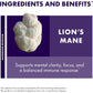 Host Defense Mushrooms Lion's Mane Extract - Lion's Mane Liquid Supplement for Brain Health - Mushroom Support for Focus & Memory Function - Immune & Nervous System Support - 1 fl oz (30 Servings)*