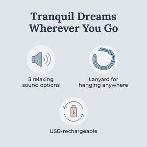 Yogasleep Rohm Portable White Noise Sound Machine, 3 Soothing Natural Sounds with Volume Control, Sleep Therapy For Adults, Kids & Baby, Noise Cancelling for Office Privacy & Meditation, Registry Gift