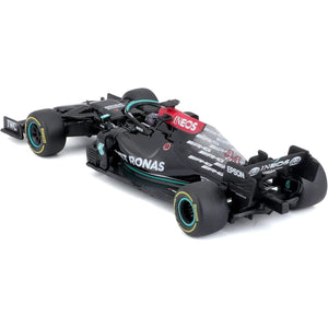 Bburago B18-38058H 1:43 F1 Mercedes AMG W12 E-Performance with Helmet Hamilton, Assorted