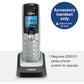 Buy now VTech Accessory Handset for DS6151 Series with 2-Line Cordless Phone, Suitable for Small Business or Home, Answering System, Expandable up to 12 Handsets, Intercom, Conference | DS6101 (Black/Silver) at indiglob india