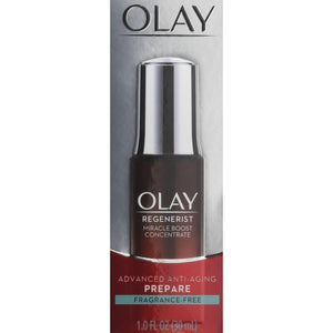 Face Serum by Olay Regenerist Miracle Boost Concentrate Advanced Anti-Aging Fragrance-Free, 1 Ounce