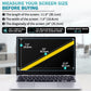 Buy now F FORITO 2-Pack 15.6 Inch Anti Blue Light Laptop Screen Protector, Eye Protection Anti Glare Matte Computer Screen Cover for 15.6" Laptop with 16:9 Aspect Ratio, Reduce Eye Strain and Touch Sensitive at indiglob india