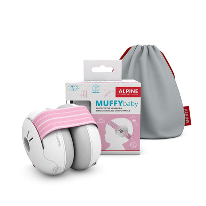 Alpine Muffy Baby Ear Protection for Babies and Toddlers up to 36 Months - CE & ANSI Certified - Noise Reduction Earmuffs - Comfortable Baby Headphones Against Hearing Damage & Improves Sleep - Yellow