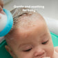Buy now Frida Baby The 3-Step Cradle Cap System, DermaFrida The FlakeFixer, Sponge, Brush, Comb and Storage Stand for Babies with Cradle Cap, White-Blue at indiglob india