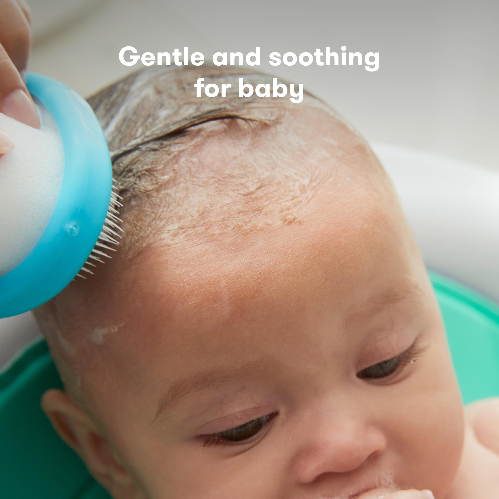 Buy now Frida Baby The 3-Step Cradle Cap System, DermaFrida The FlakeFixer, Sponge, Brush, Comb and Storage Stand for Babies with Cradle Cap, White-Blue at indiglob india