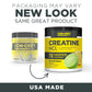 Buy now CON-CRET Creatine HCl Powder | Muscle, Cognitive, Cellular Energy Support | No Bloating or Cramps | USA Made & NSF Certified | Lemon Lime (64 Serving) at indiglob india