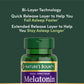 Buy now Nature’s Bounty Melatonin 5mg Dual Spectrum, 100% Drug Free Sleep Supplement, Quick Release and Extended Release, Promotes Relaxation and Sleep Health, 60 Bi-Layer Tablets at indiglob india