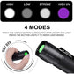 Black Light ,Flashlight, LED UV Torch 2 in 1 Blacklight with 500LM Highlight, 4 Mode, Waterproof for Pet Clothing Food Fungus Detection/Night Fishing/Travel