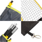 Portable Tennis & Volleyball Net Set, Folding Badminton Net with Stand and Carry Bag, Easy Setup for Outdoor/Indoor Play, No Tools or Stakes Required