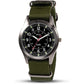 Infantry MDC Mens Analog Watch, 12/24 Hour Military Wrist Watches for Men Tactical, Army Field Wristwatch with Slip-Thru Nylon Band