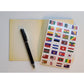 World Flags Stickers - 192 Countries PVC Transparent Planner Travel Stickers for School, Theme Parties, Homeschool, Journal Sticker, Labels