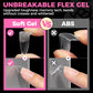 Buy now UNA GELLA Almond Gel Nail Tips, 504PCS Pre Etched Clear Fake Nails Tips Medium Almond Shape - 12 Sizes Full Cover Soft Acrylic Press On Nail Extensions No C Curve Gift for Diy at Home at indiglob india